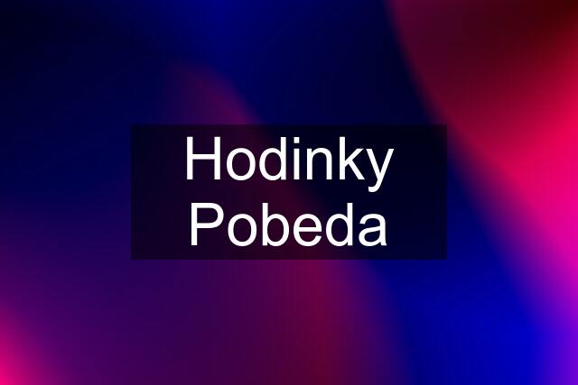 Hodinky Pobeda