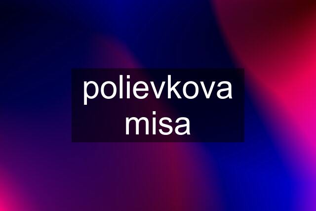 polievkova misa