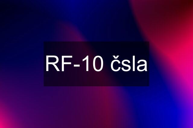 RF-10 čsla