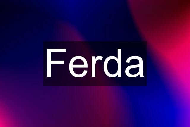 Ferda