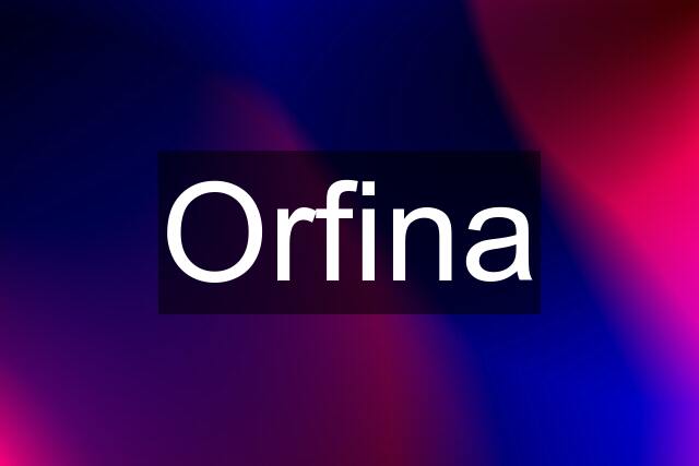 Orfina