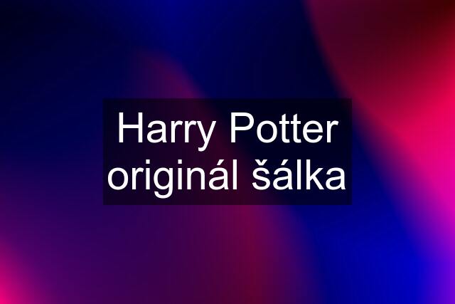 Harry Potter originál šálka