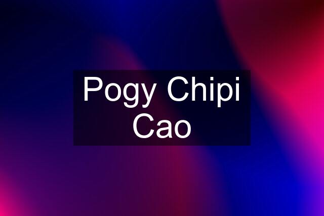 Pogy Chipi Cao