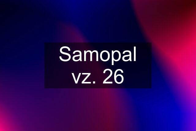 Samopal vz. 26