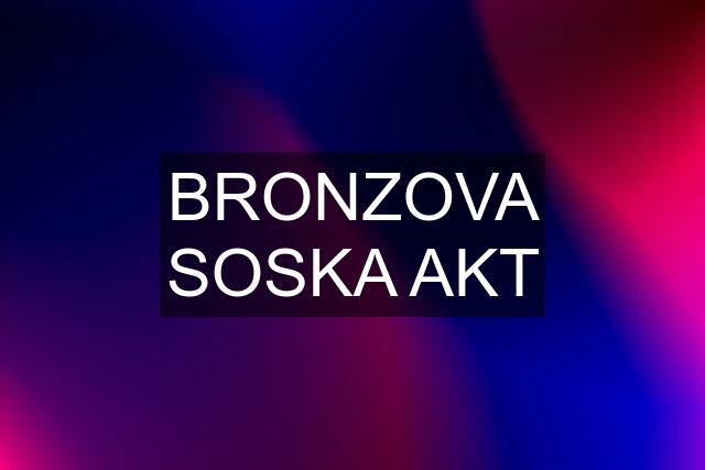 BRONZOVA SOSKA AKT