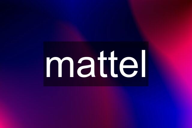 mattel