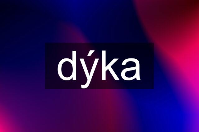 dýka