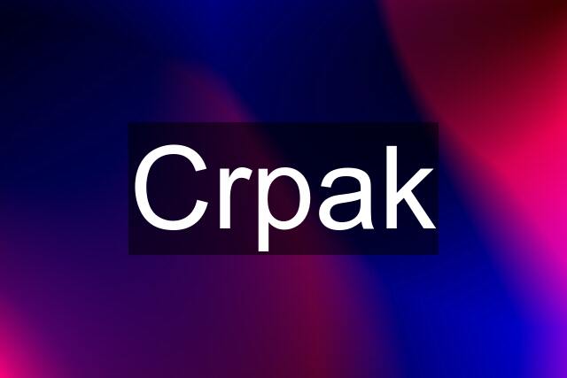 Crpak