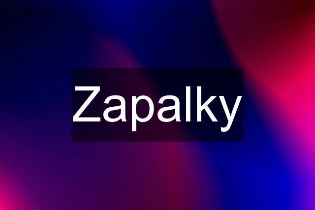 Zapalky