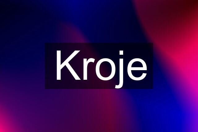 Kroje