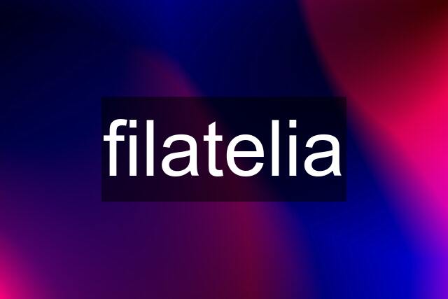 filatelia