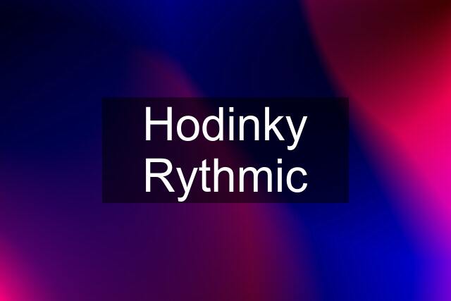 Hodinky Rythmic