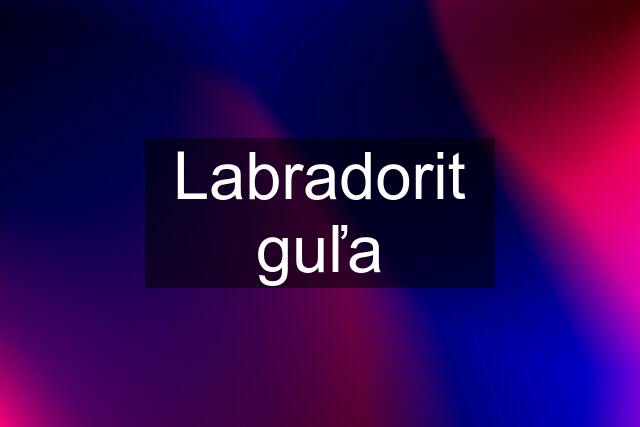 Labradorit guľa