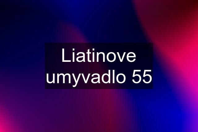 Liatinove umyvadlo 55