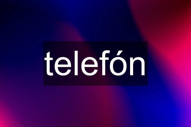 telefón