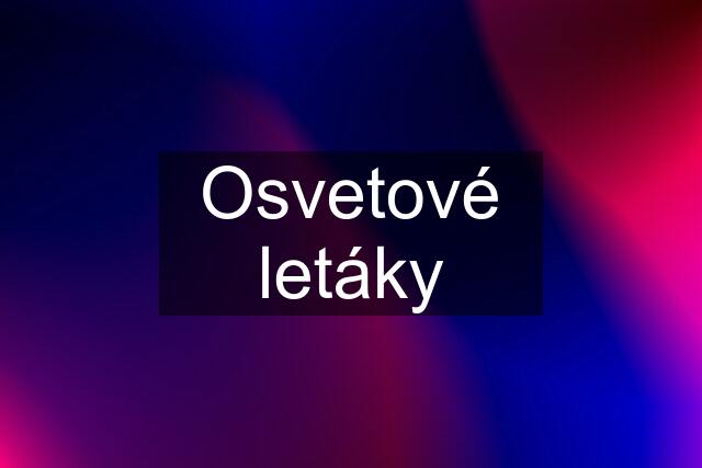 Osvetové letáky