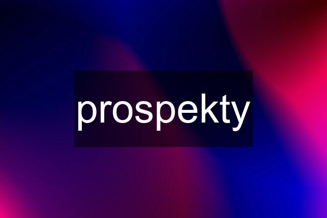 prospekty