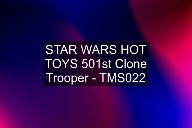 STAR WARS HOT TOYS 501st Clone Trooper - TMS022