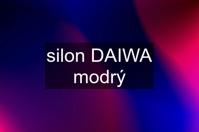 silon DAIWA modrý