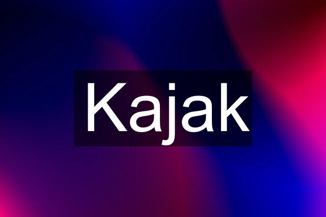 Kajak