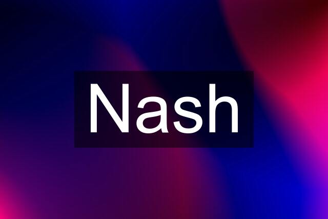 Nash