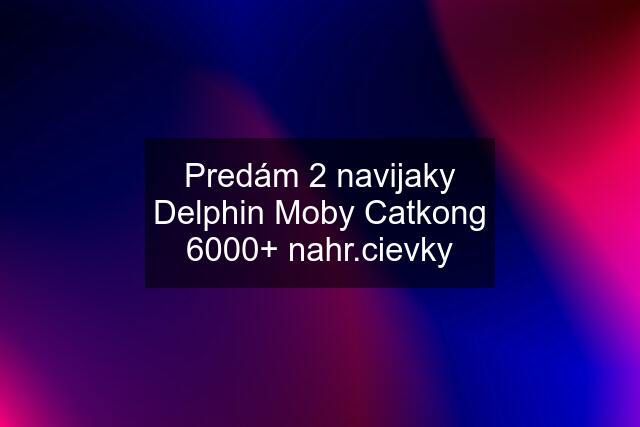 Predám 2 navijaky Delphin Moby Catkong 6000+ nahr.cievky