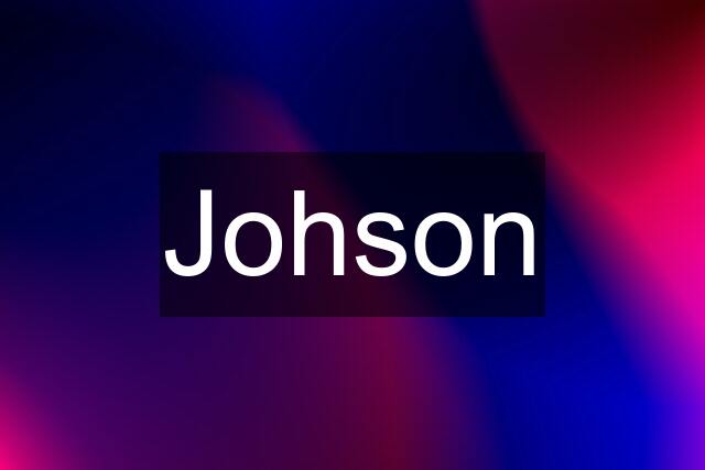 Johson