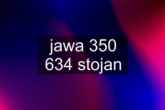 jawa 350 634 stojan