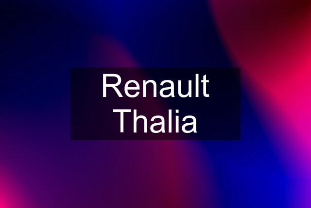 Renault Thalia