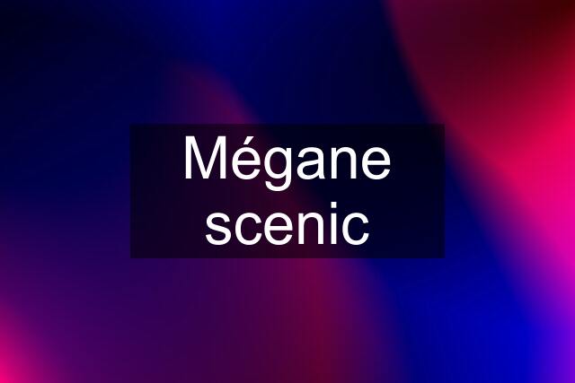 Mégane scenic