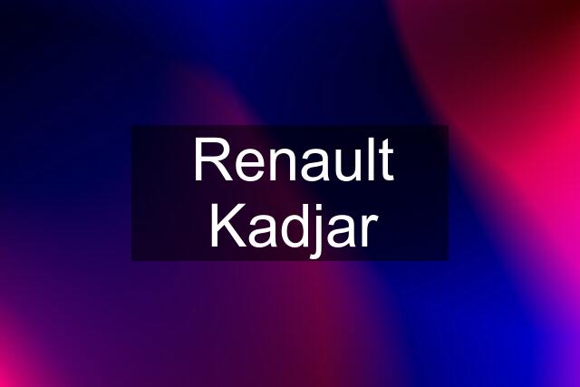 Renault Kadjar