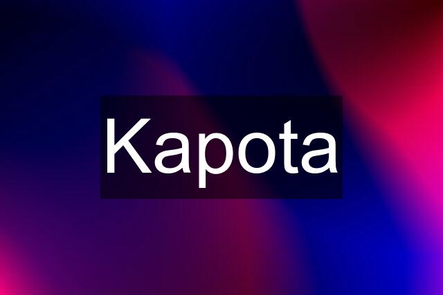 Kapota