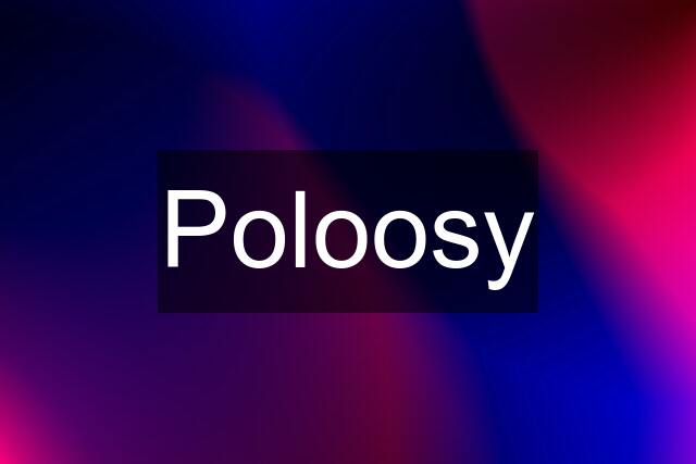 Poloosy