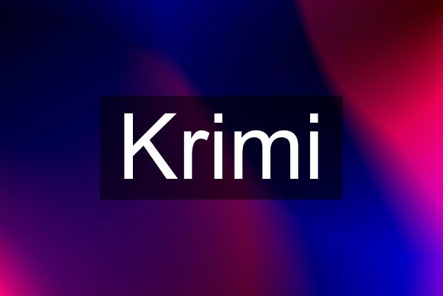 Krimi