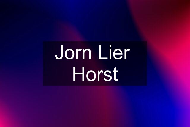 Jorn Lier  Horst