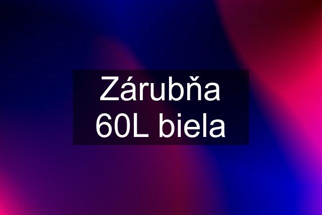 Zárubňa 60L biela