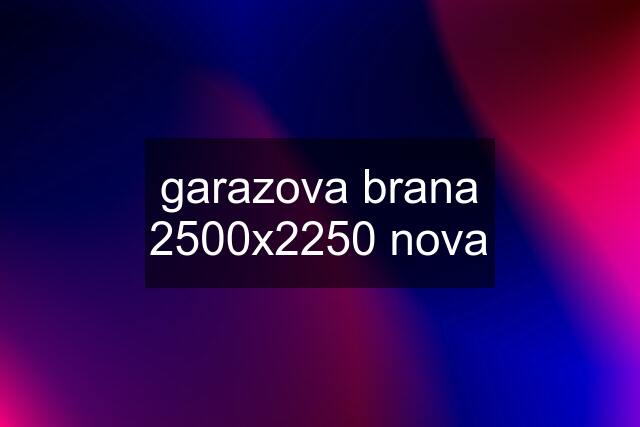 garazova brana 2500x2250 nova