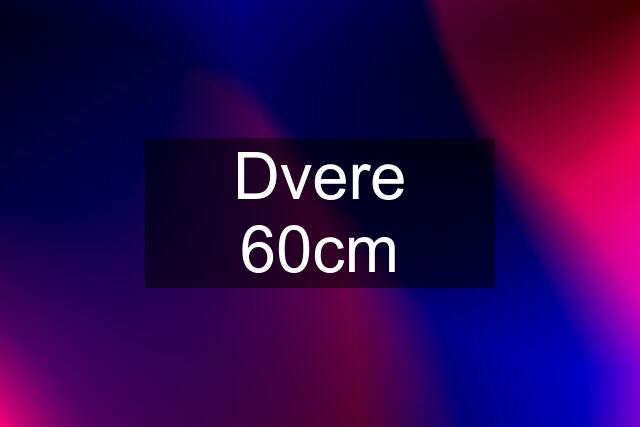 Dvere 60cm