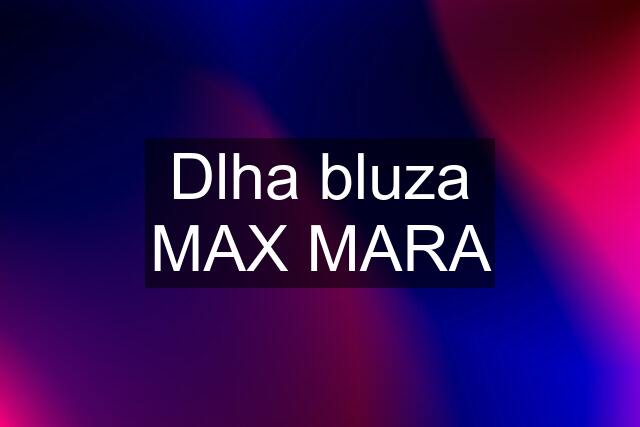 Dlha bluza MAX MARA