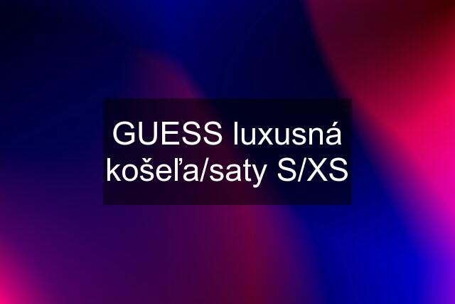 GUESS luxusná košeľa/saty S/XS