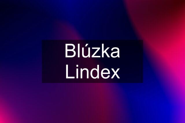 Blúzka Lindex