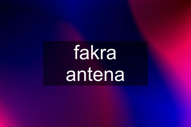 fakra antena