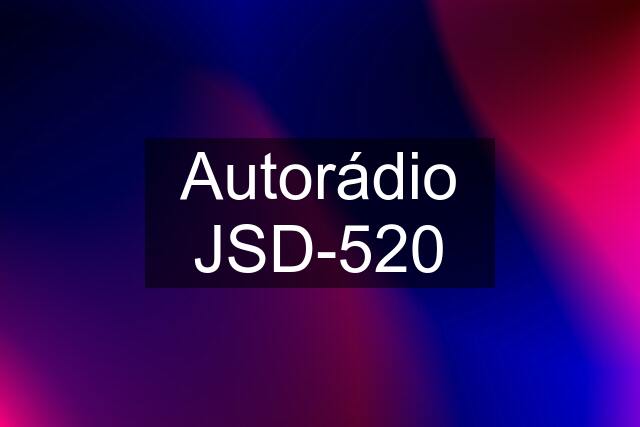Autorádio JSD-520