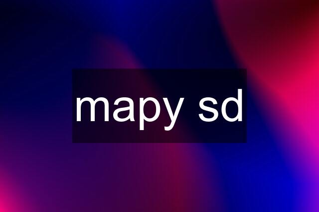 mapy sd