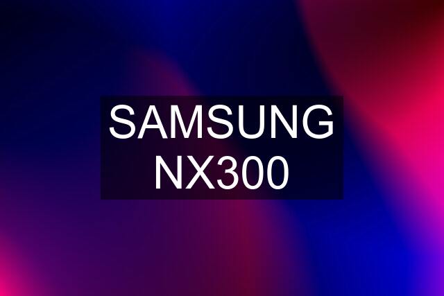 SAMSUNG NX300