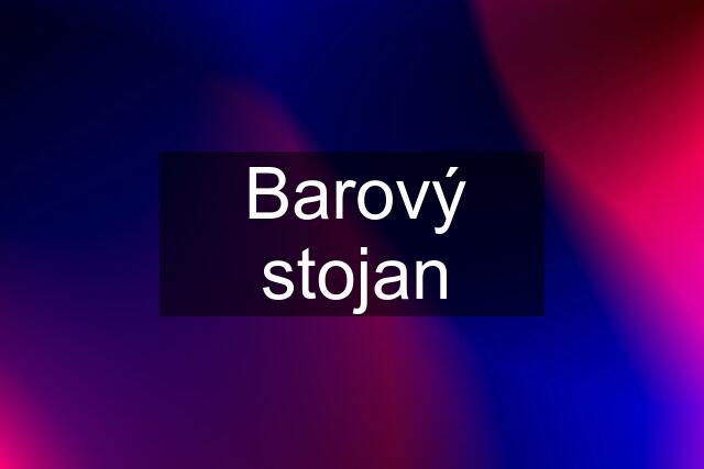 Barový stojan