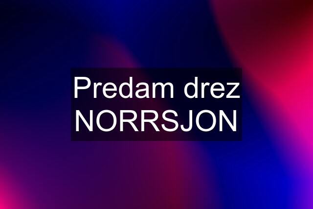 Predam drez NORRSJON