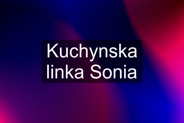 Kuchynska linka Sonia