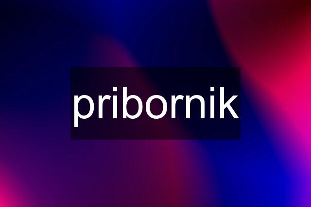 pribornik