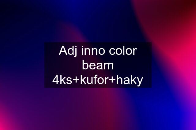 Adj inno color beam 4ks+kufor+haky